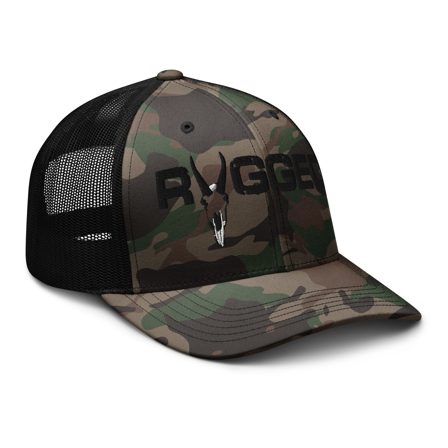 Rugged Camouflage trucker hat