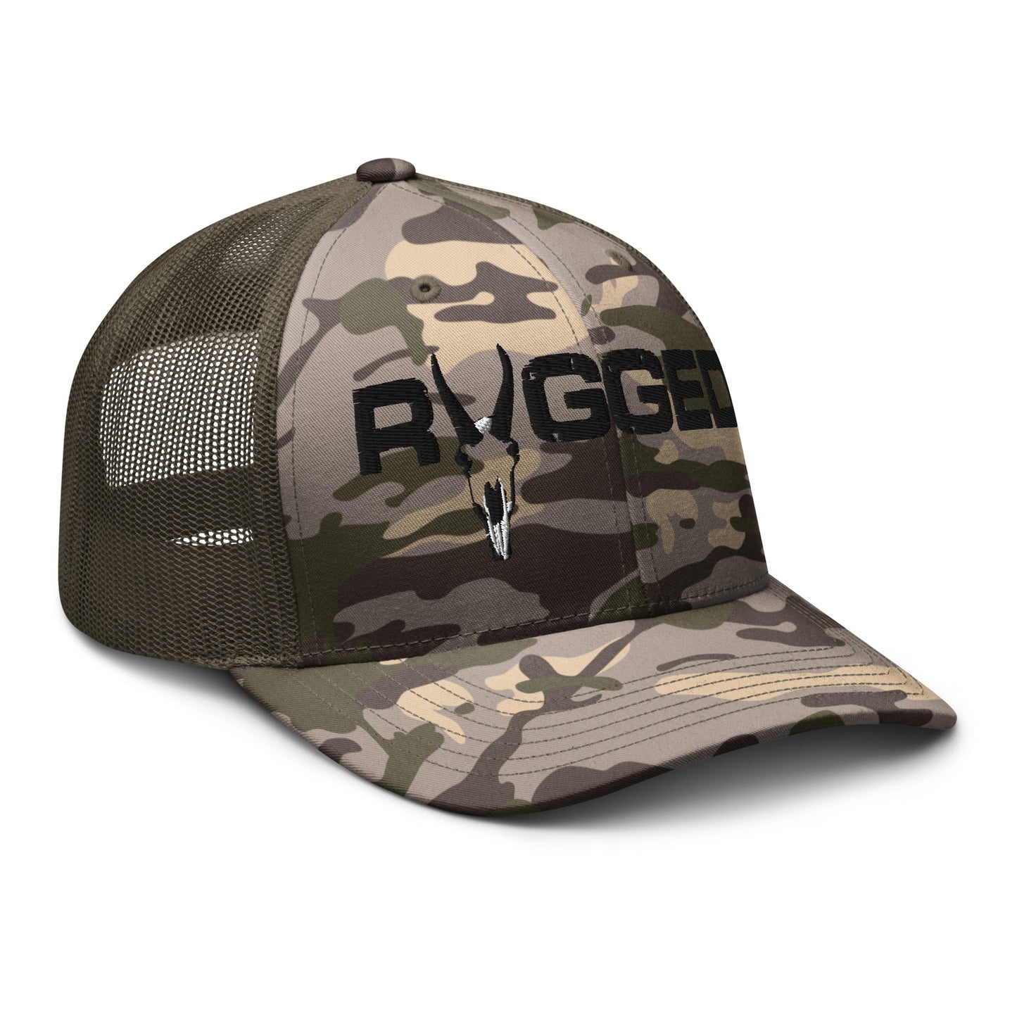 Rugged Camouflage trucker hat