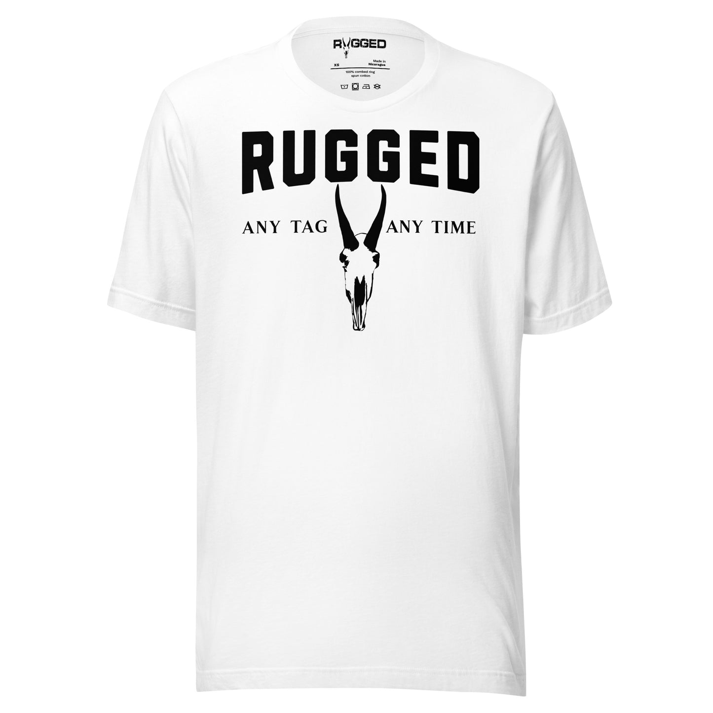 Any Tag Any Time Skull Tee