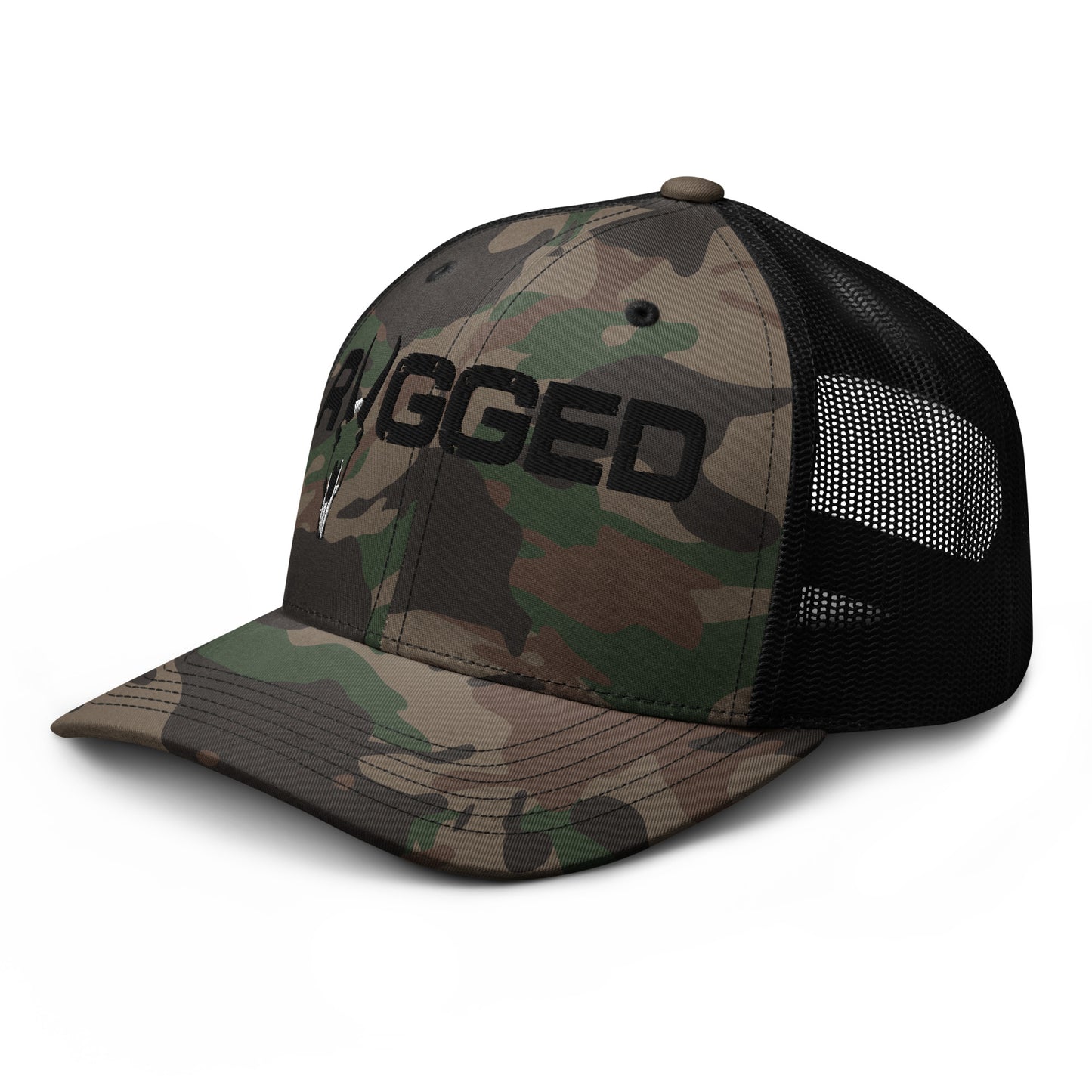 Rugged Camouflage trucker hat