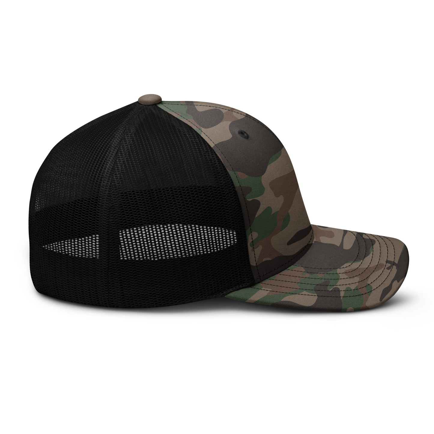 Goat Skull Camouflage trucker hat