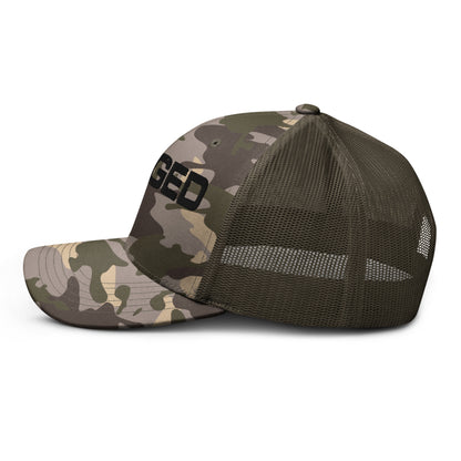 Rugged Camouflage trucker hat