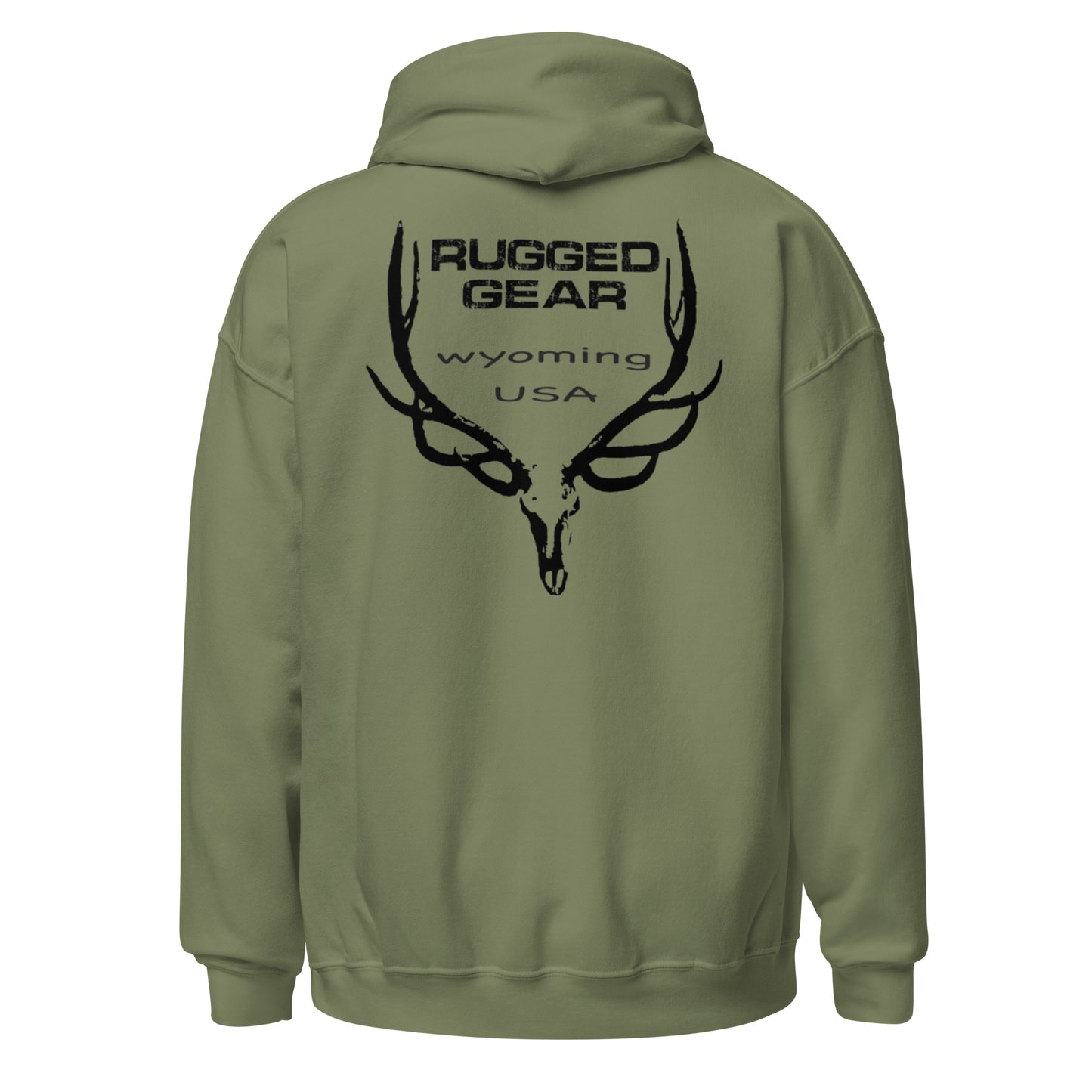 Wyoming USA Rugged Hoodie