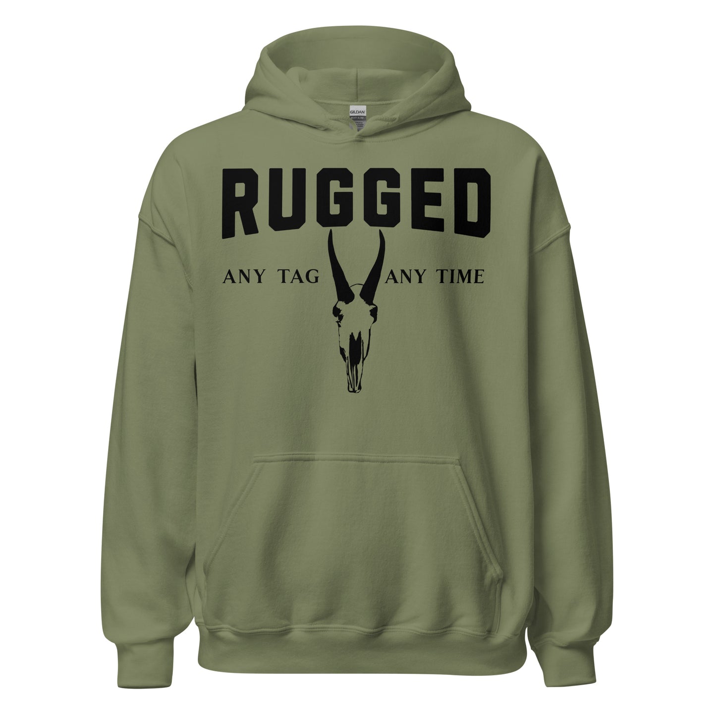 Any Tag Any Time Skull Hoodie