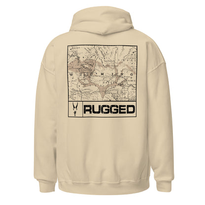 Wyoming Map Hoodie