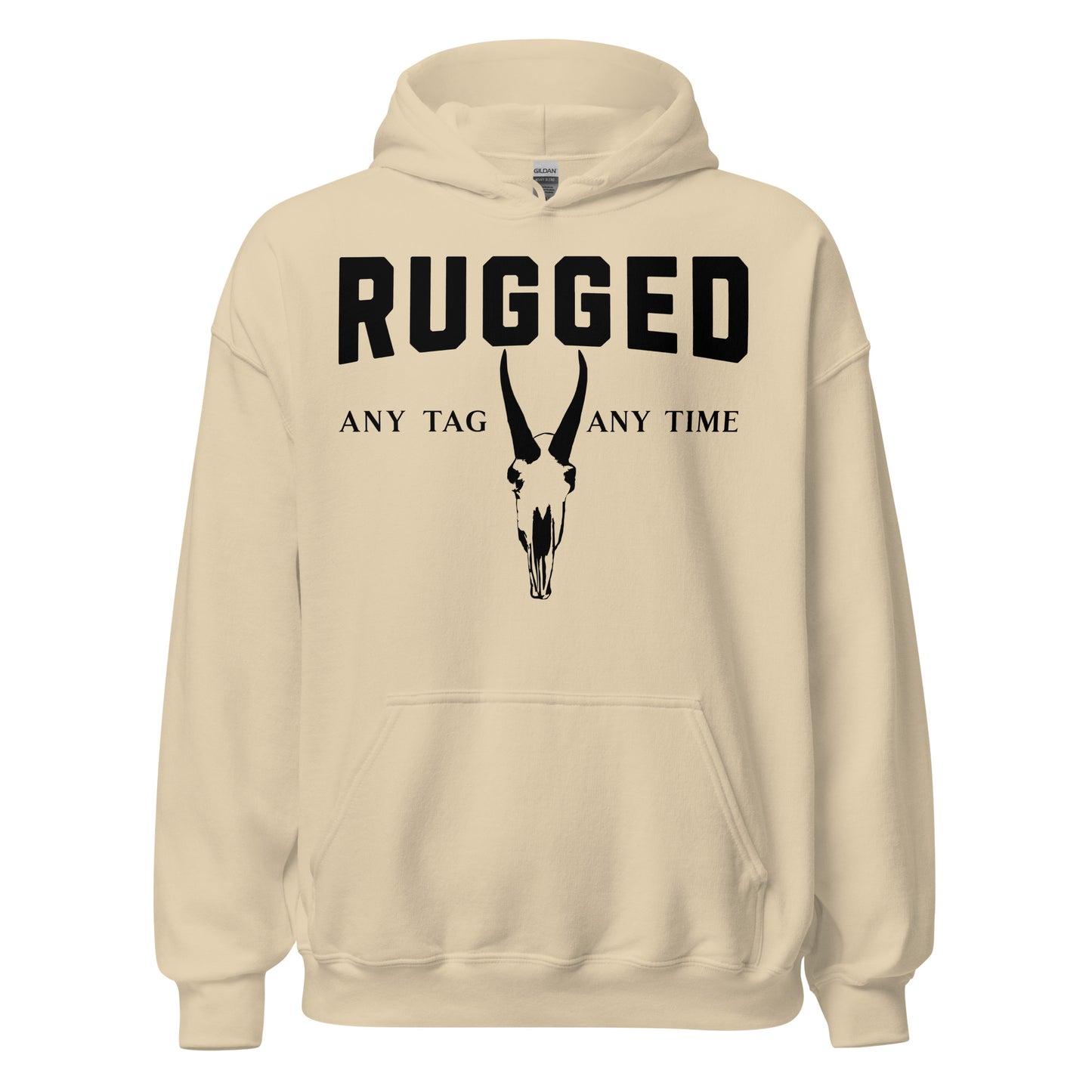 Any Tag Any Time Skull Hoodie