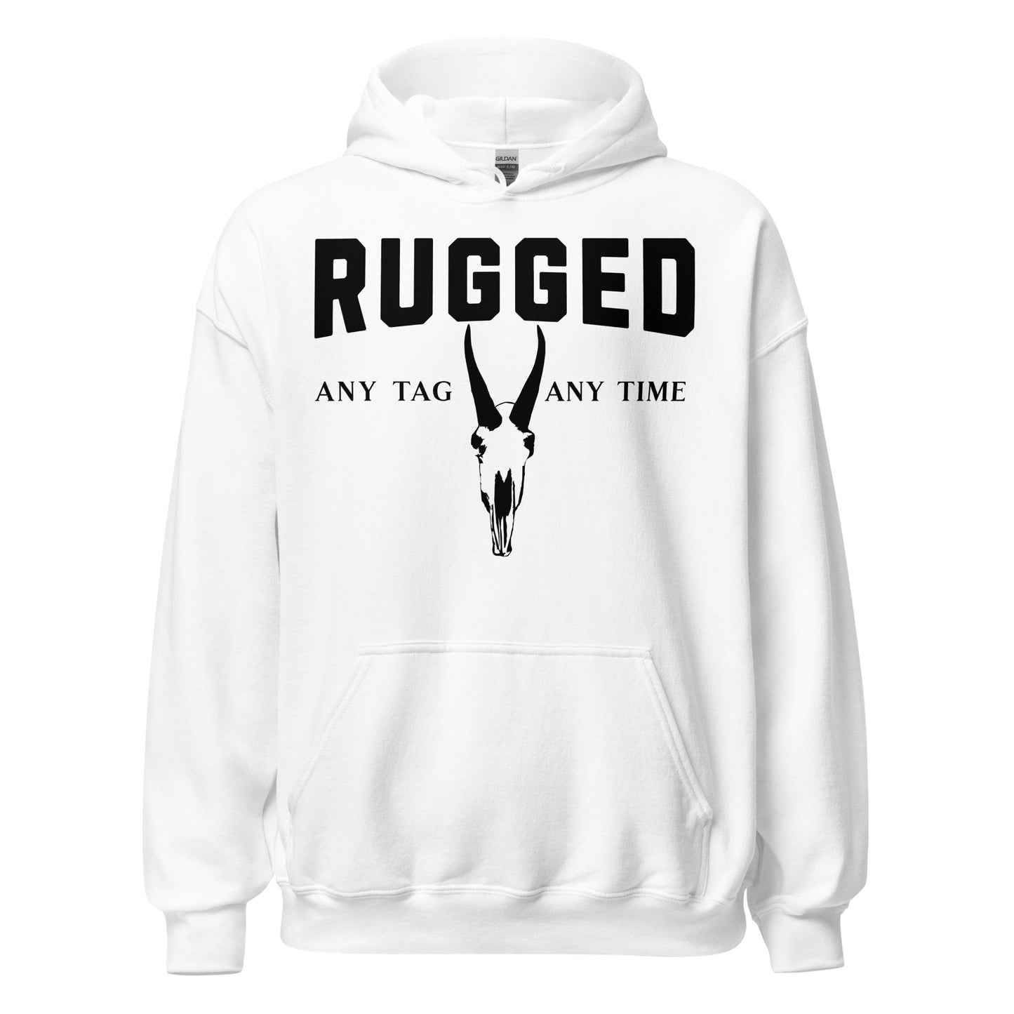 Any Tag Any Time Skull Hoodie