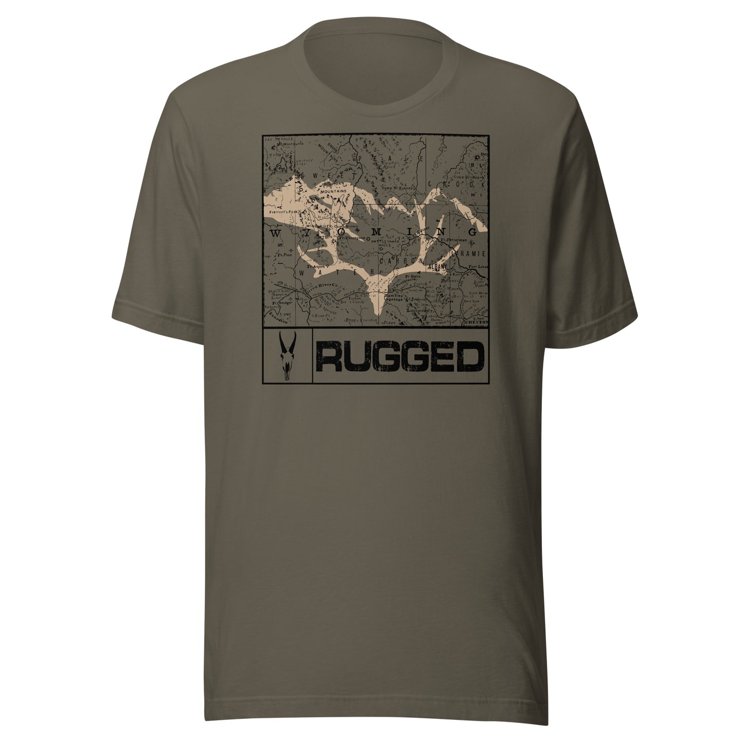 Wyoming Map Tee