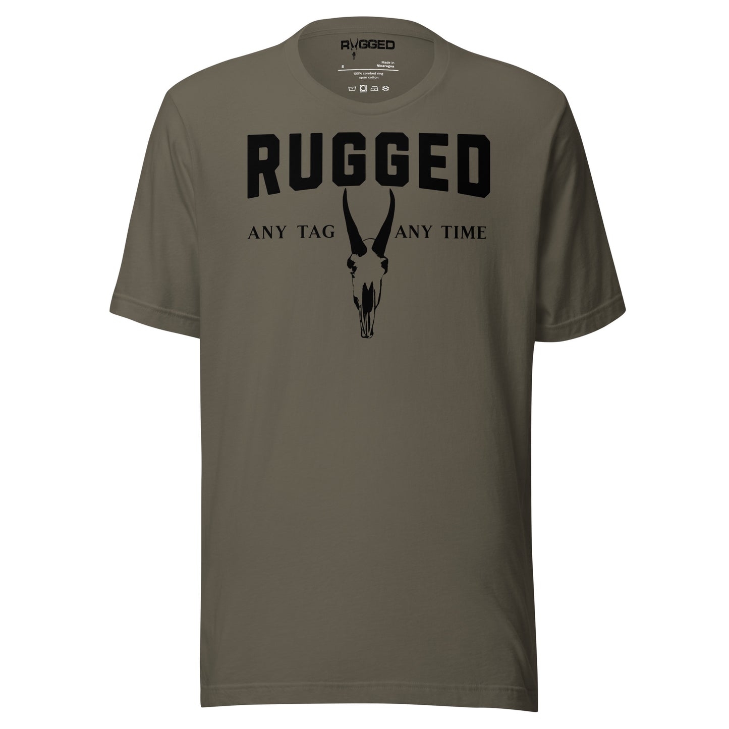 Any Tag Any Time Skull Tee