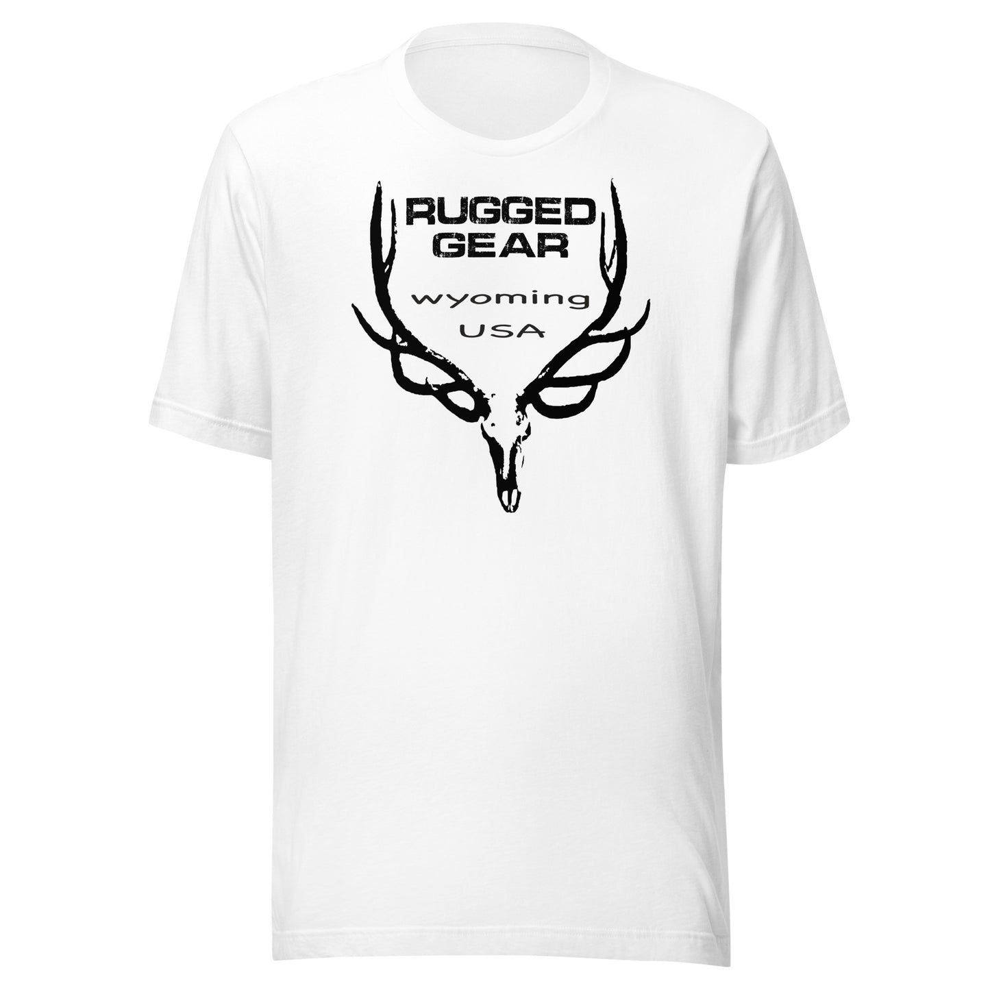 Elk Skull Wyoming USA Tee